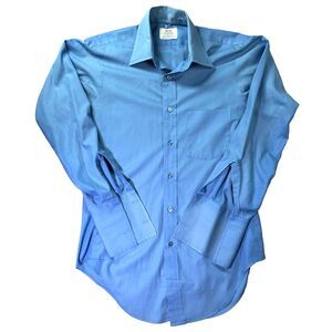 Vintage 70s Kent Collection by Arrow Dress Shirt Mens Drake 14/32 Full Cuff‎
